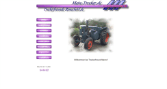 Desktop Screenshot of mein-trecker.de